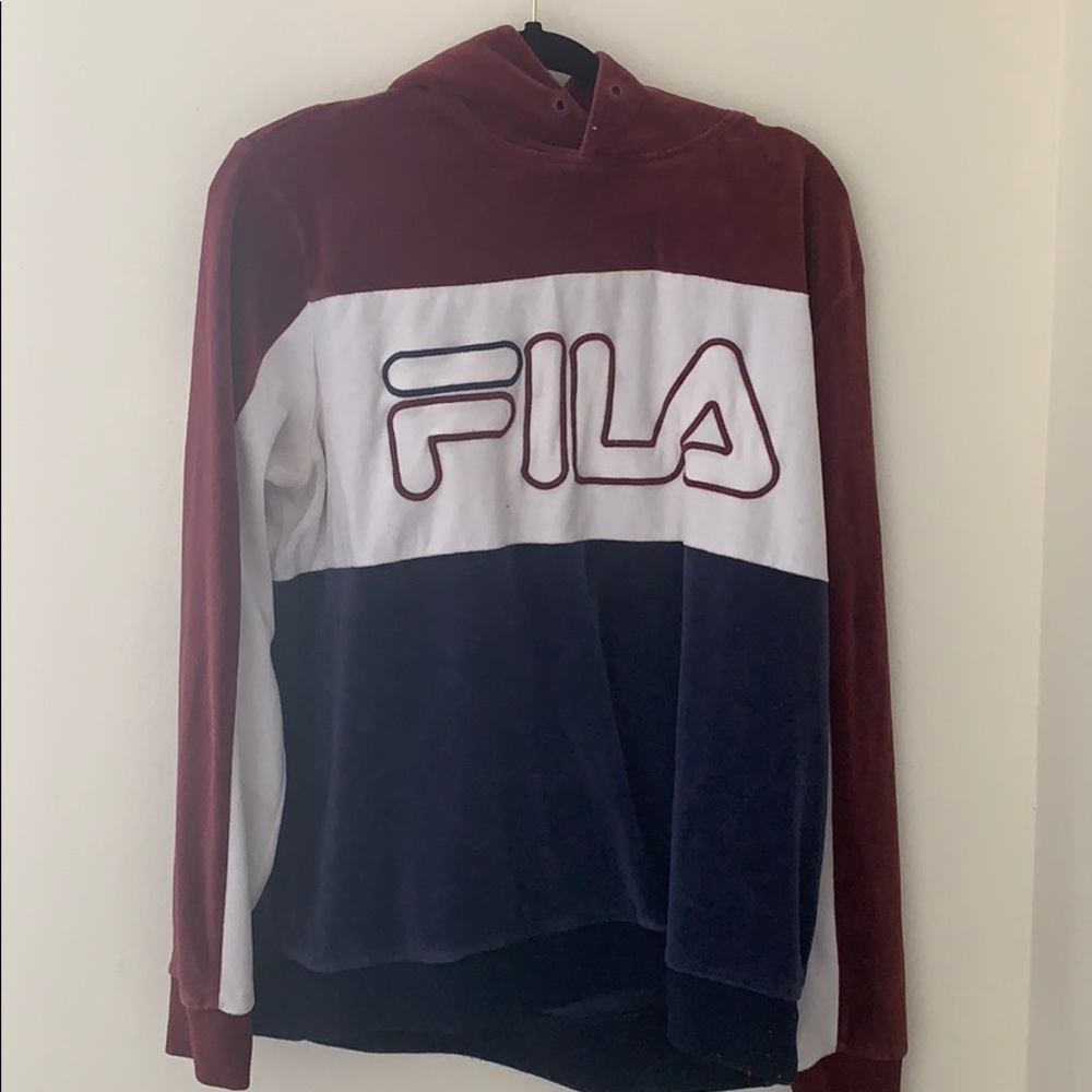Fila velvet hoodie
